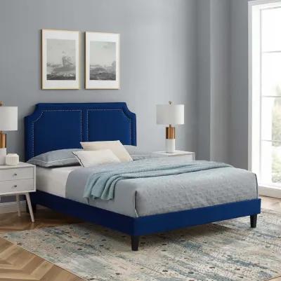 Novi Performance Velvet King Bed