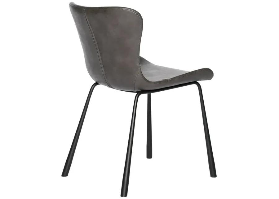 Melody Side Chair in Dark Gray - Set of 2