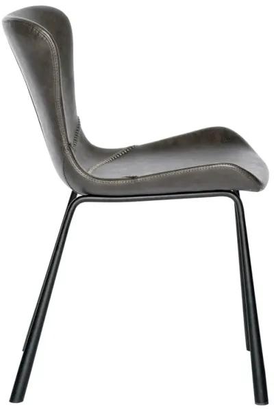 Melody Side Chair in Dark Gray - Set of 2