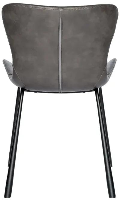 Melody Side Chair in Dark Gray - Set of 2