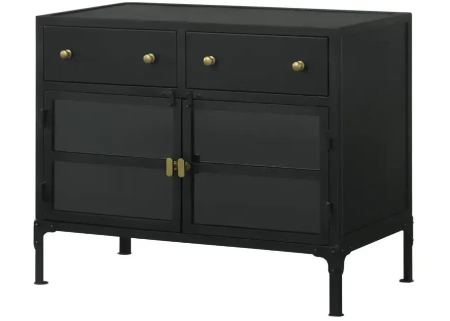 Abbott 2-Drawer Accent Cabinet with Doors