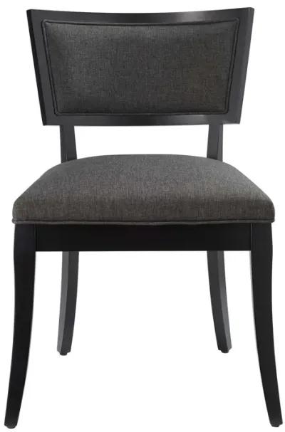 Pristine Upholstered Fabric Dining Chairs - Set of 2