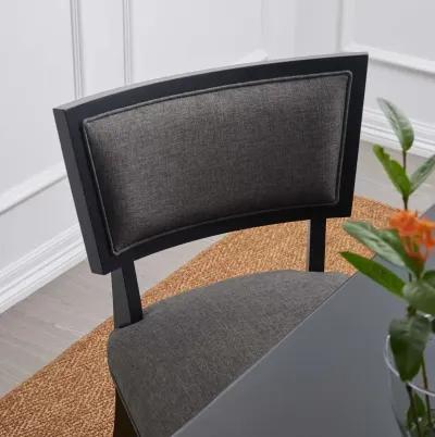 Pristine Upholstered Fabric Dining Chairs - Set of 2