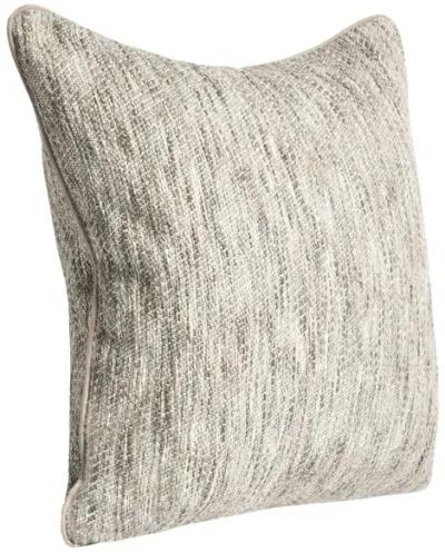 Sharma 22" Cotton Blend Throw Pillow, Beige