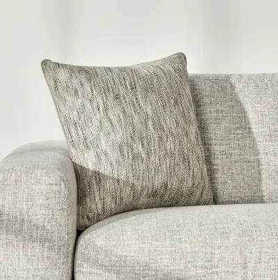 Sharma 22" Cotton Blend Throw Pillow, Beige