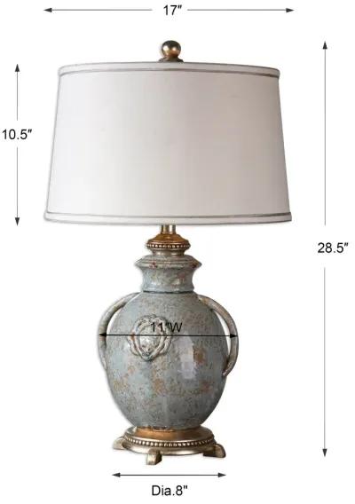 Cancello Blue Glaze Lamp