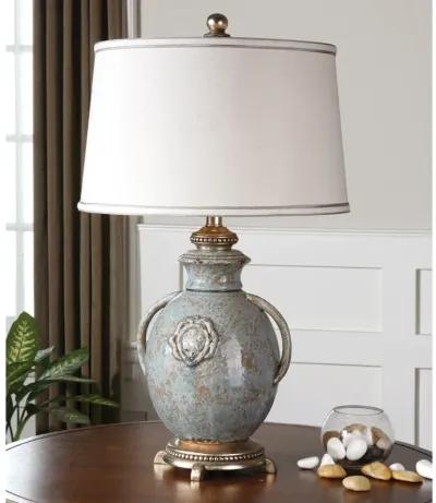 Cancello Blue Glaze Lamp