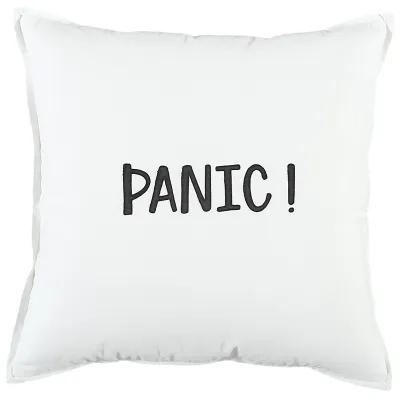 Back Talk Sentiment Black  Pillow