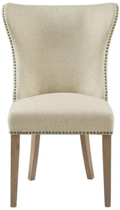 Madison Park Skylar Cream Dining Side Chair (Set of 2)