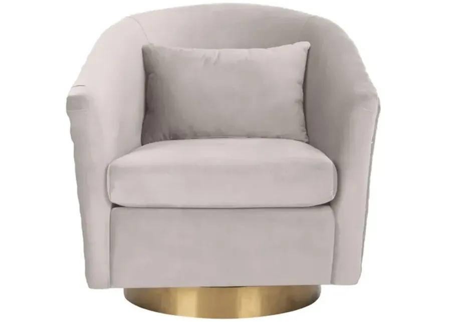 Clara Quilted Swivel Tub Chair