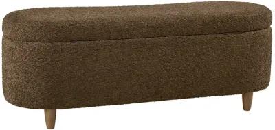 Boucle Flip Top Storage Bench