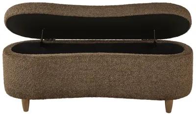 Boucle Flip Top Storage Bench