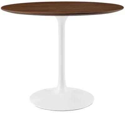 Lippa 36" Round Walnut Dining Table