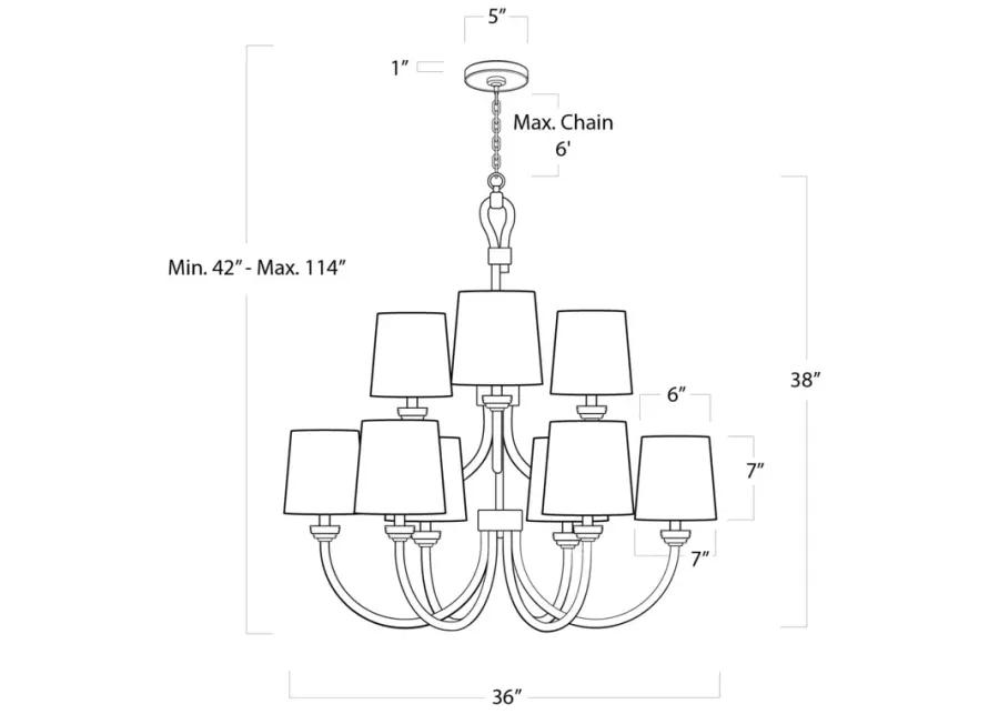 Coastal Living Bimini Chandelier Large