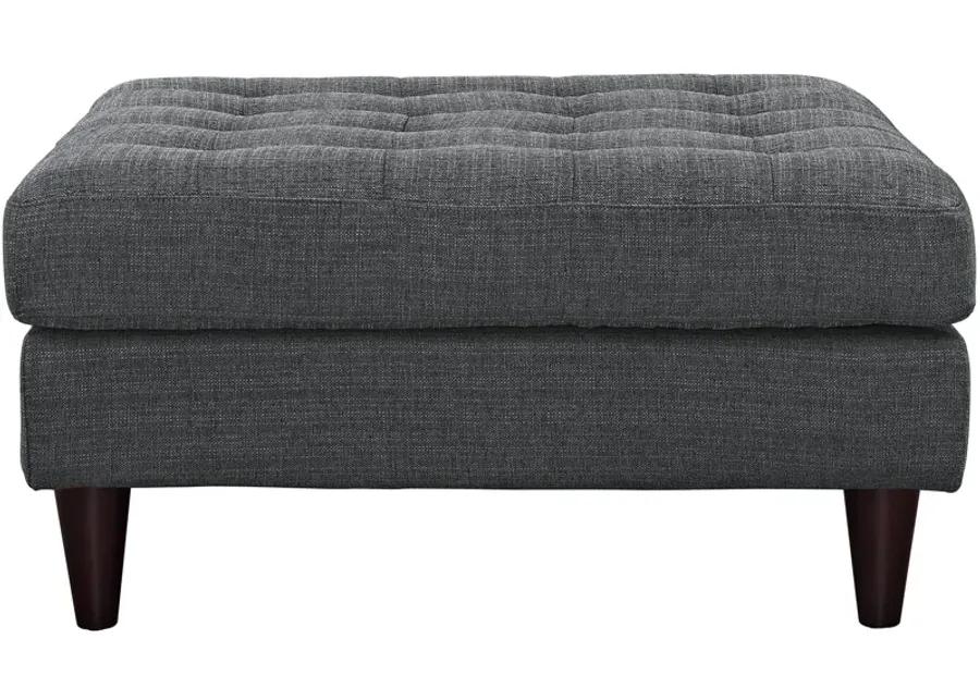 Empress Upholstered Fabric Large Ottoman