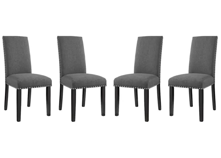 Parcel Dining Side Chair Fabric Set of 4