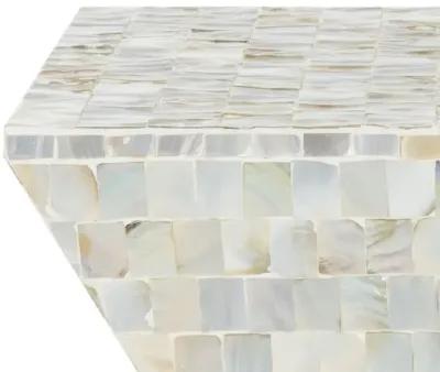 AQUAMARINE SQUARE MOSAIC STOOL