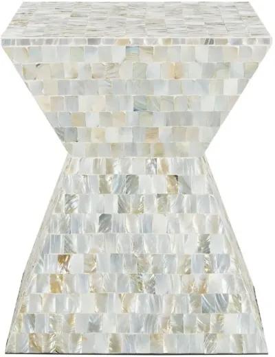 AQUAMARINE SQUARE MOSAIC STOOL