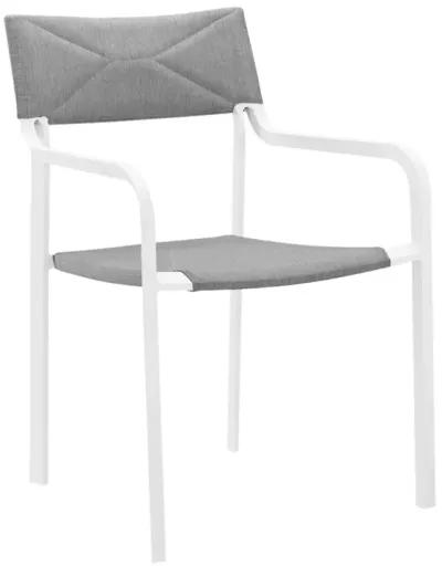 Raleigh Outdoor Patio Aluminum Armchair Set of 2