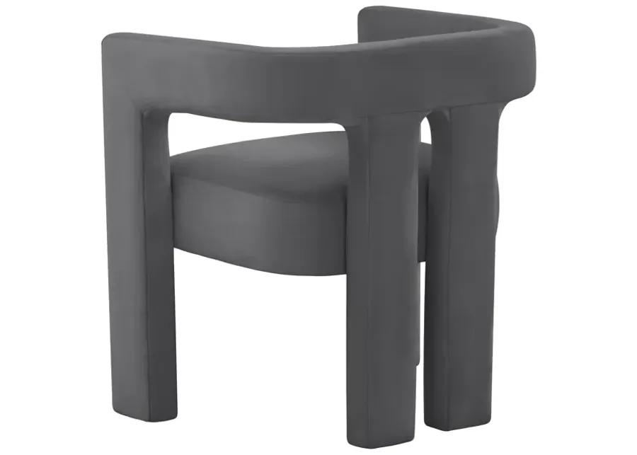 Sloane Dark Grey Velvet Chair