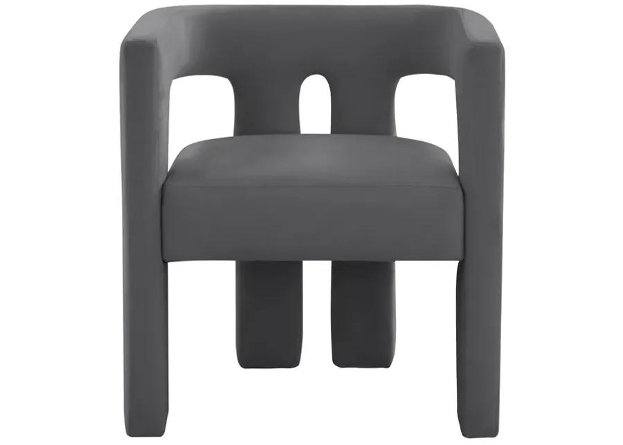 Sloane Dark Grey Velvet Chair