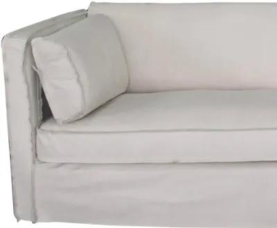 Gypsy Leather Sofa (Cappuccino White)