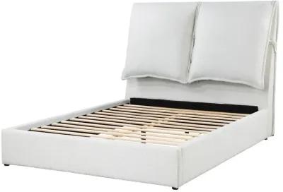 Aaliyah Upholstered Platform Bed with Pillow Headboard