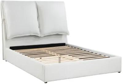 Aaliyah Upholstered Platform Bed with Pillow Headboard