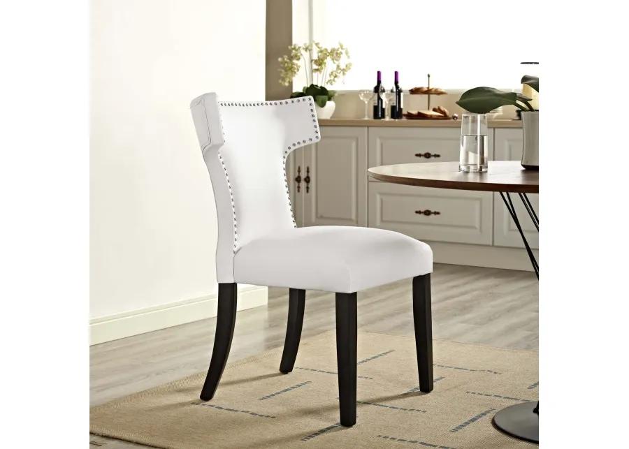 Curve Vinyl Dining Chair