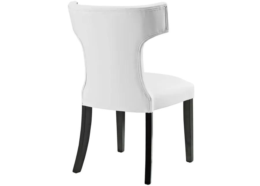 Curve Vinyl Dining Chair