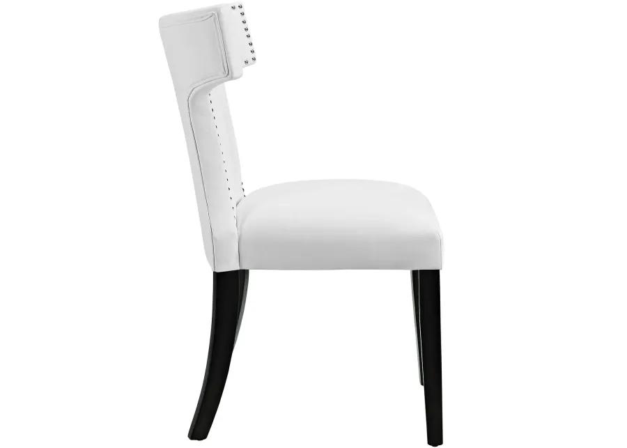 Curve Vinyl Dining Chair