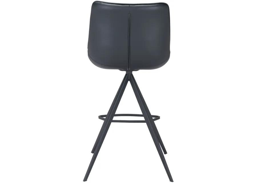 Aki Counter Stool (Set of 2) Black