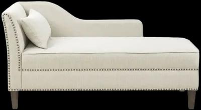 Madison Park Trinity Ivory Accent Chaise