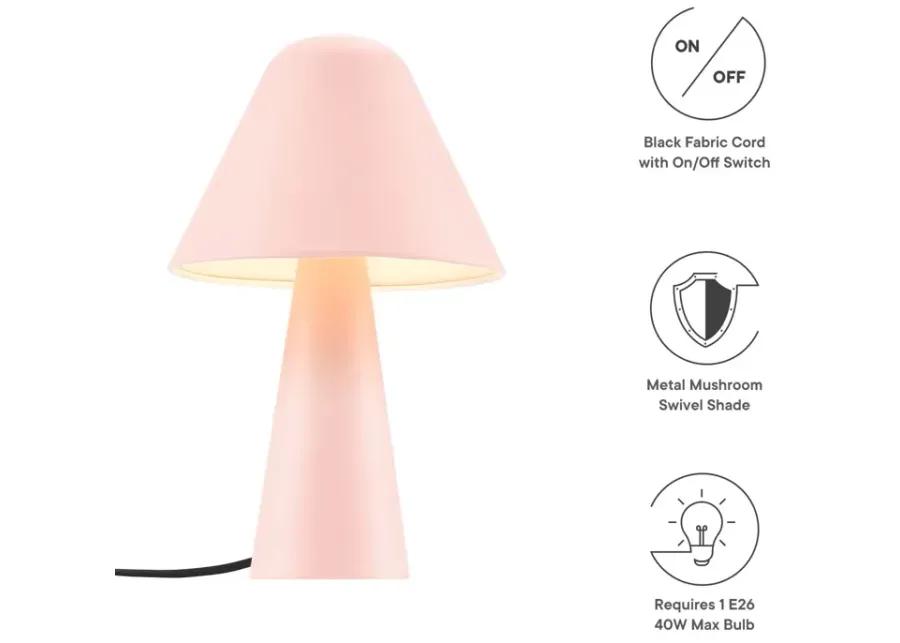 Jovial Metal Mushroom Table Lamp