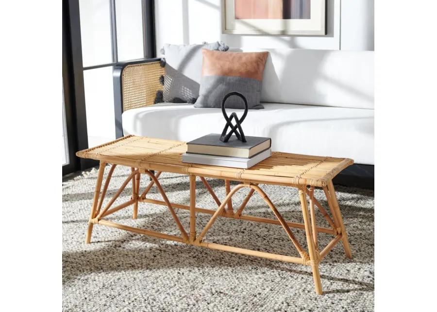 MONTGOMERY RATTAN COFFEE TABLE