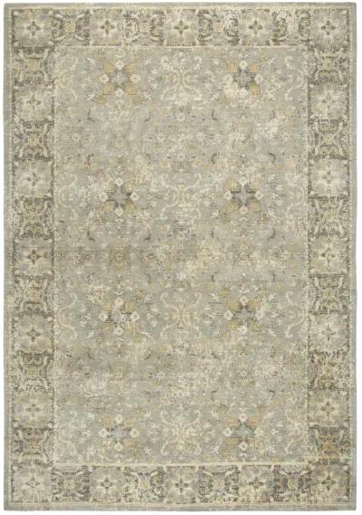 Gossamer Gray Persian/Classic 100% New Zealand Wool 3' x 5' Rectangle Rug