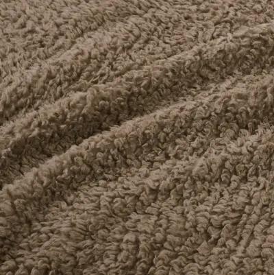 Woolrich Burlington Brown Berber Blanket