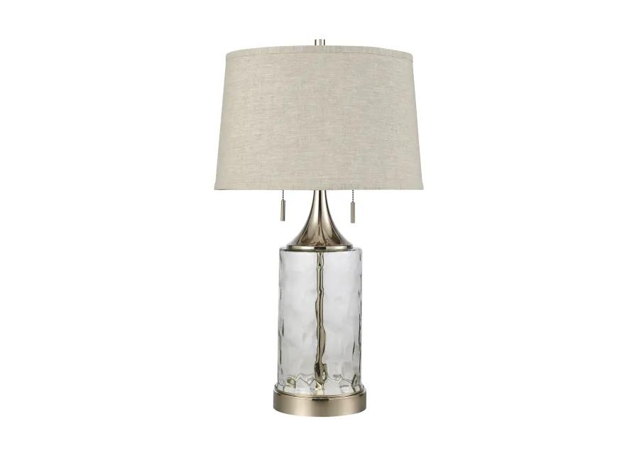 Tribeca 27" High 2-Light Table Lamp - Clear