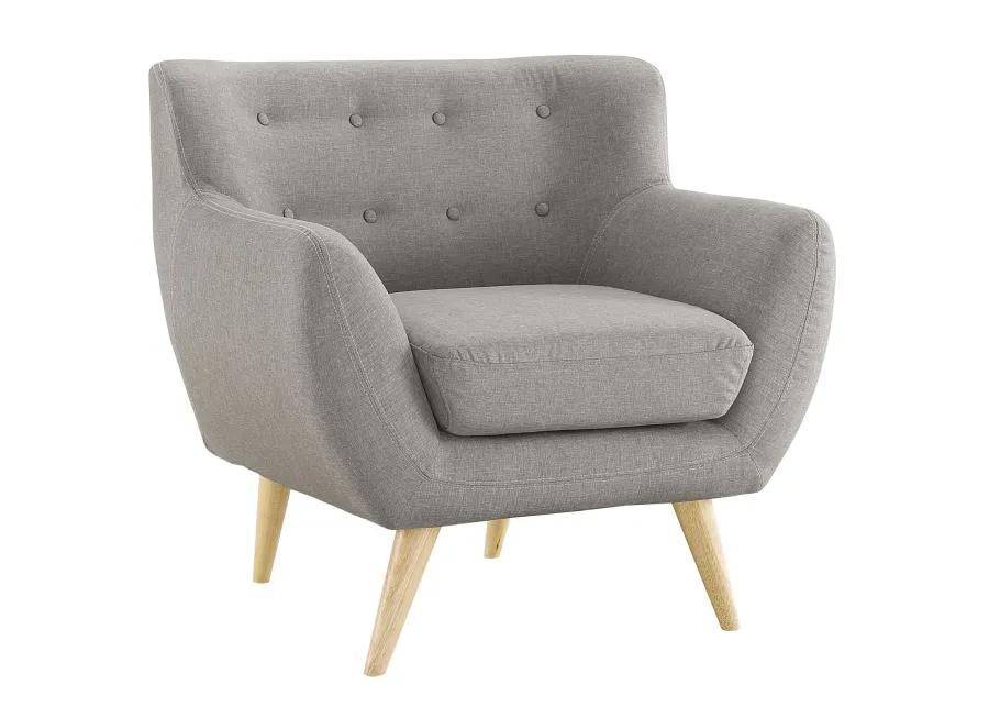 Remark Upholstered Fabric Armchair