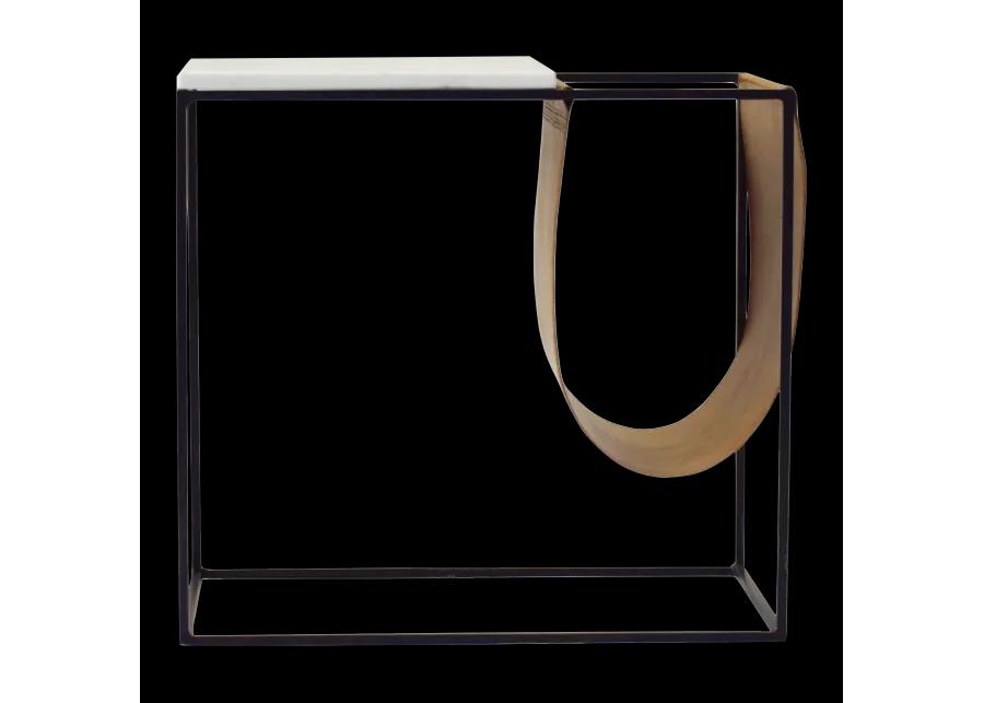 Cave Magazine Rack Side Table