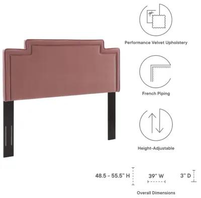 Transfix Performance Velvet Twin Headboard