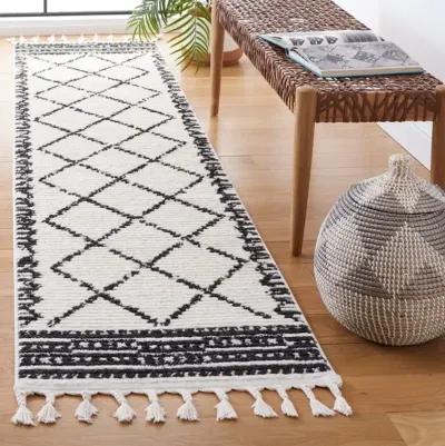 MOROCCAN TASSEL Runner Power Loomed 2'-2" x 9' Rug