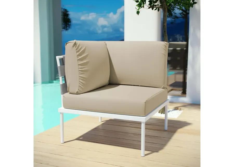 Harmony Outdoor Patio Aluminum Corner Sofa