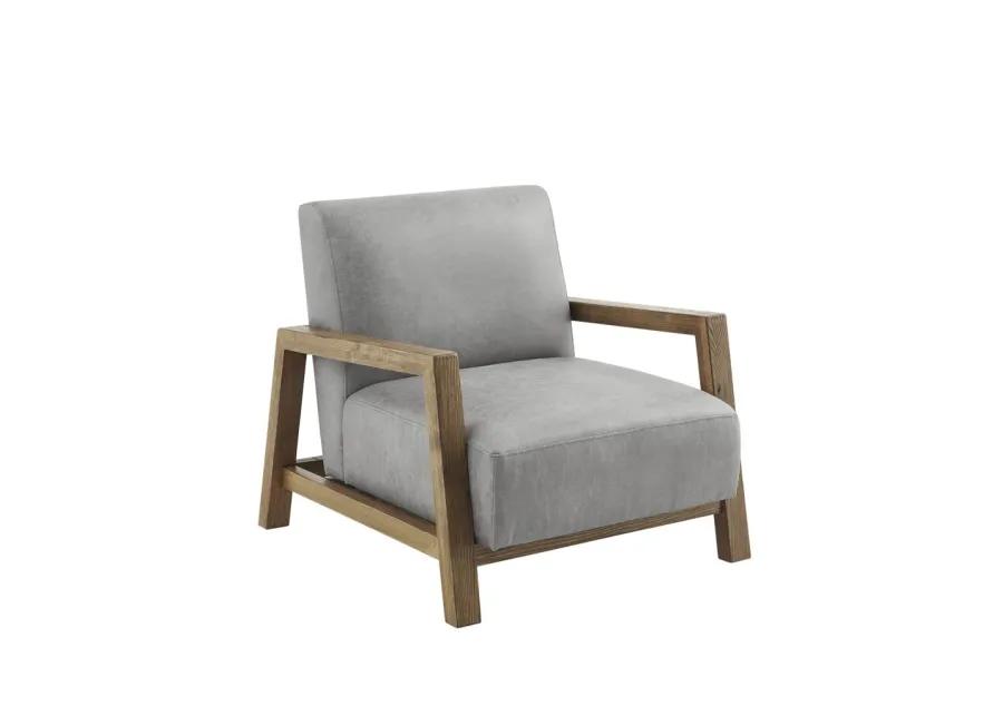 INK+IVY Easton Grey Low Profile Accent Chair