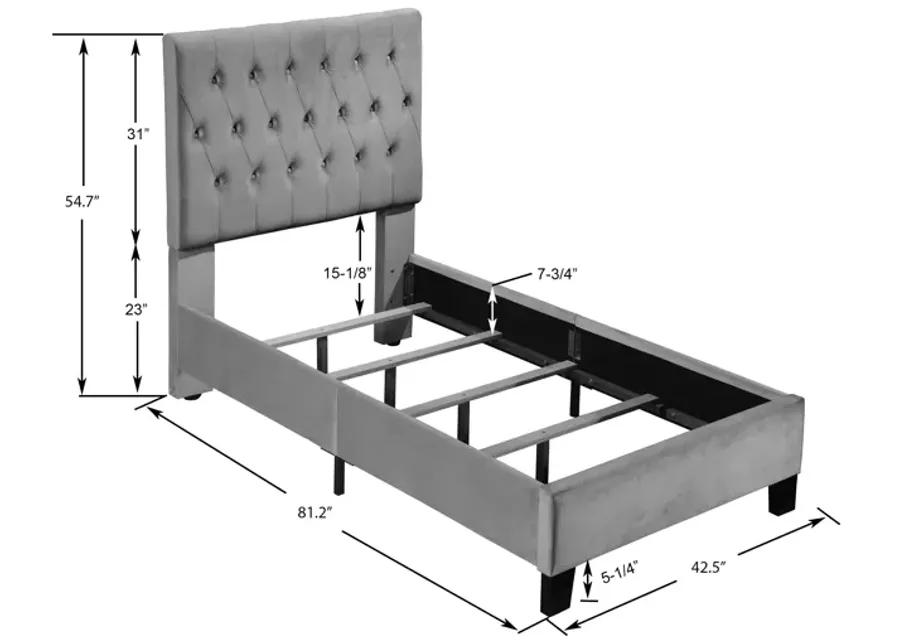 Amelia Twin Upholstered Bed