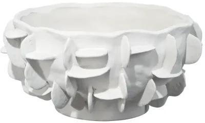 Helios Ceramic Bowl, White