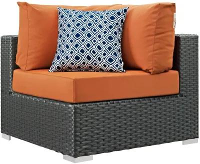 Sojourn 7 Piece Outdoor Patio Sunbrella® Sectional Set