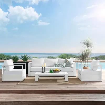 Tahoe Outdoor Patio Powder-Coated Aluminum 4-Piece Set