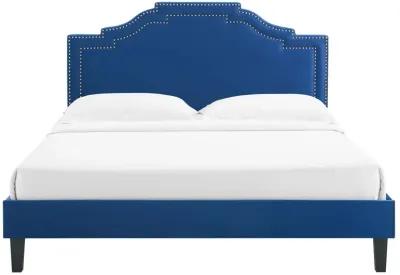 Adelaide Performance Velvet King Platform Bed