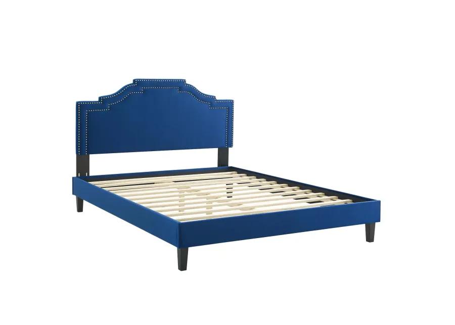 Adelaide Performance Velvet King Platform Bed